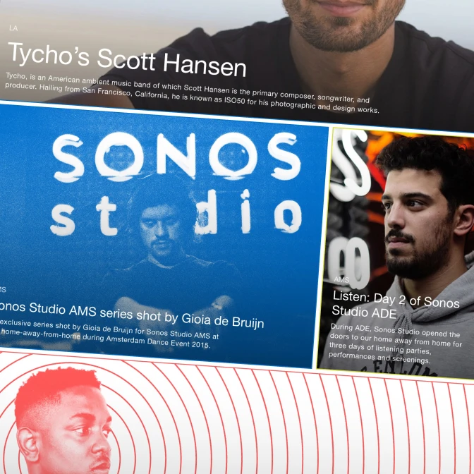Sonos work made at Awkward